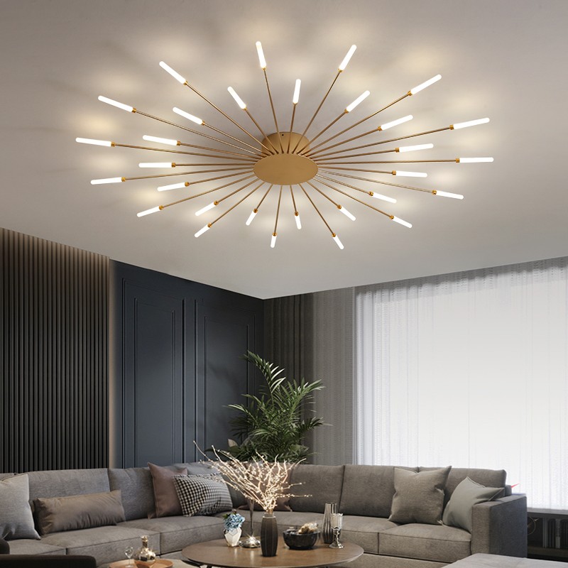 LED Chandelier Ceiling For Dining Living Room Bedroom Home Decoration Hanging Lights Gold Or Black Modern Creative New Fixtures|Chandeliers|   - AliExpress