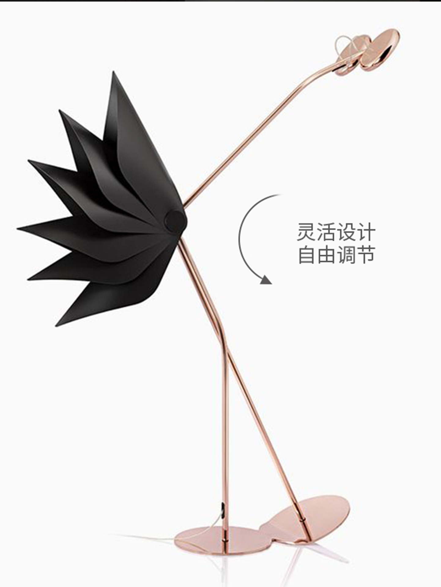 Post modern Black/White LED Floor Lamp Flamingo Creative Dining Living Room Standing Lighting Bedside Hotel Art Vertical Lights|Floor Lamps|   - AliExpress