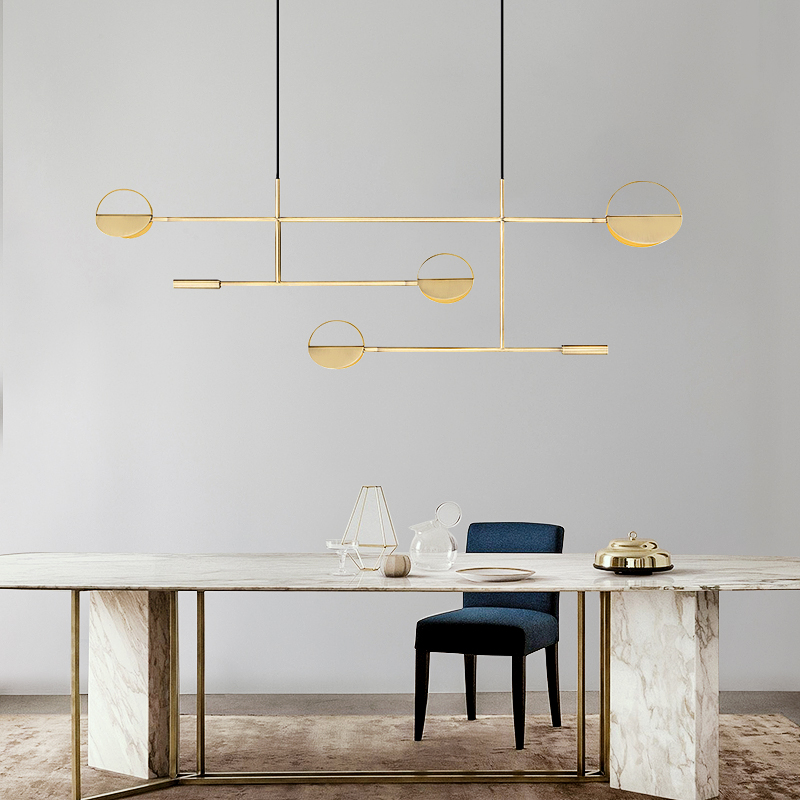 Minimalist Nordic LED Pendant Light Black Or Gold Dining Room Long Hanging Lamp Bar Coffee Shop Designer Postmodern Fixtures|Pendant Lights|   - AliExpress