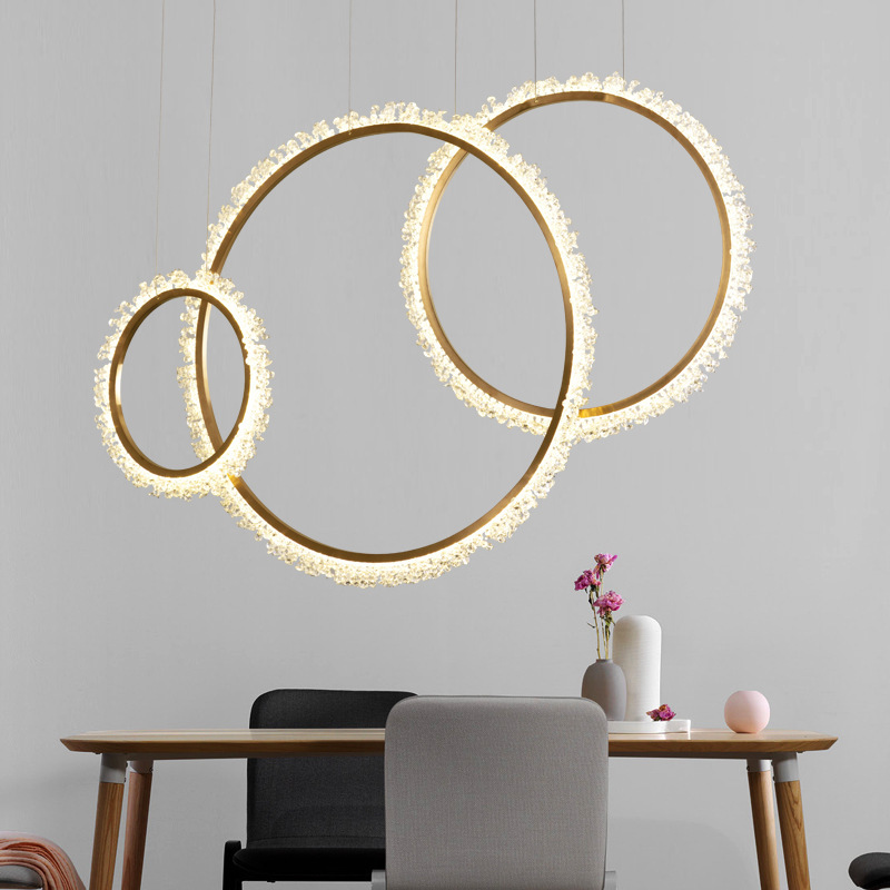 Postmodern luxury LED pendant lights Crystal deco hanging lamp Nordic living room suspension luminaire for hotel lobby bedroom|Pendant Lights|   - AliExpress