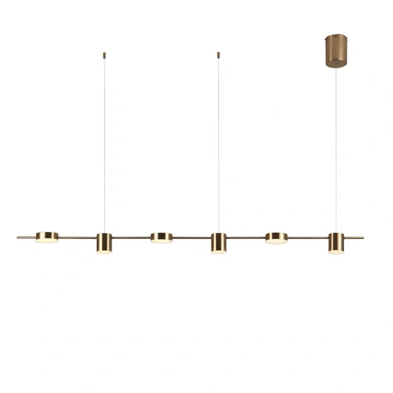 Postmodern Gold or Black LED Chandelier Dining Room Long Pendant Lamp Nordic Bar Coffee Shop Home Deco Lighting Hanging Fixtures|Pendant Lights|   - AliExpress