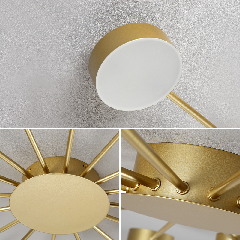 Modern Minimalist LED Ceiling Lights Acrylic Black/Gold Flush Panel Light For Dining Living Room Home Decoration Ceiling Lamps|Ceiling Lights|   - AliExpress