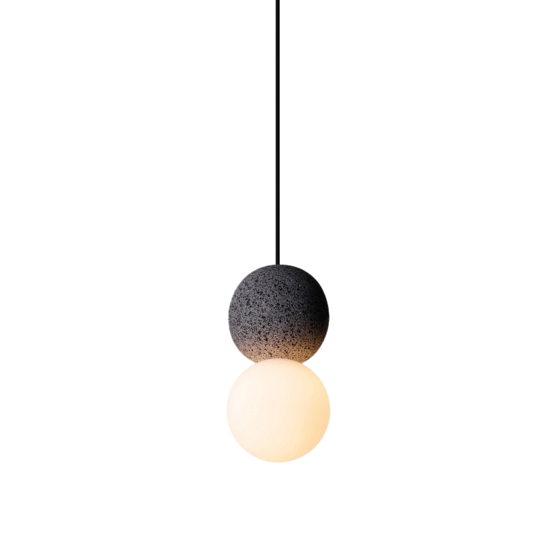 Nordic Simple LED Pendant Lights Glass Ball Bedroom Bedside Creative Hanging Lamp Restaurant Bar Coffe Single Head Fixtures G9|Pendant Lights|   - AliExpress