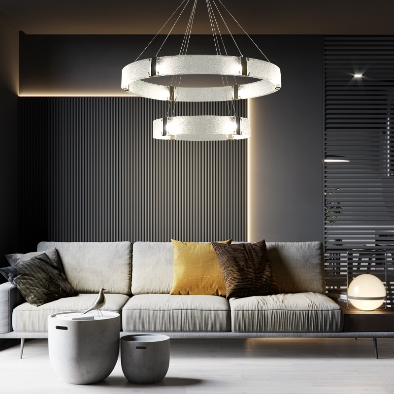 Post modern Glass Luxury LED Pendant Lights Living Room Restaurant Bedroom Round Hanging Lamp Designer Simple Creative Fixtures|Pendant Lights|   - AliExpress