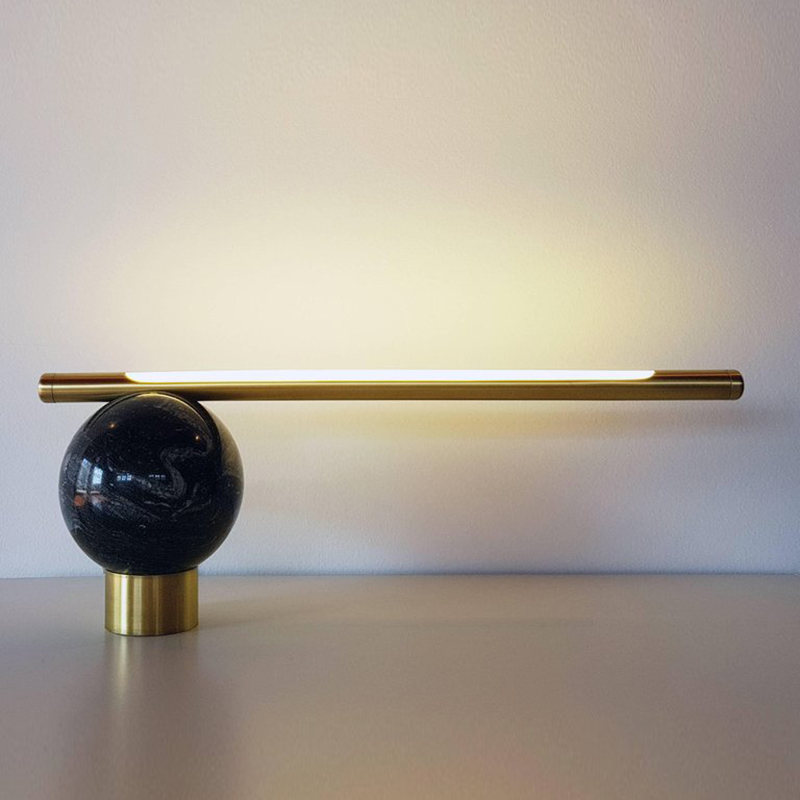 Marble Creative Gold LED Table Light Nordic Modern Designer Table Lamp For Living Bedroom Bedside Study Reading Desk Lighting|LED Table Lamps|   - AliExpress