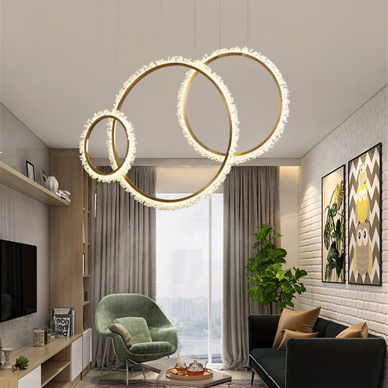 Postmodern luxury LED pendant lights Crystal deco hanging lamp Nordic living room suspension luminaire for hotel lobby bedroom|Pendant Lights|   - AliExpress