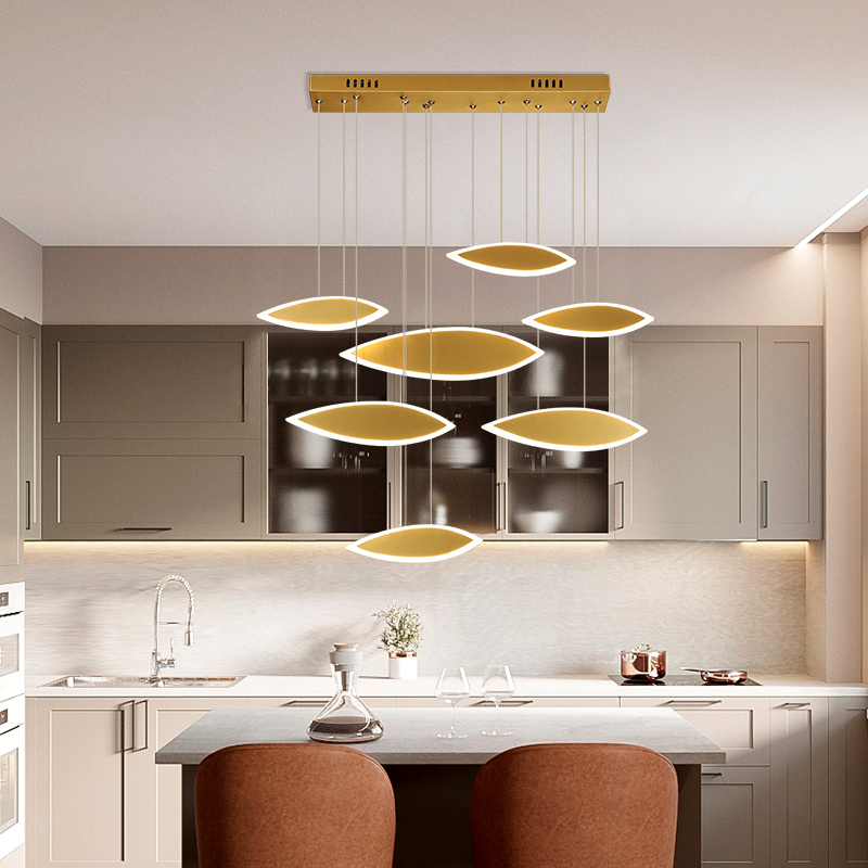 Nordic Gold Creative LED Pendant Light Dining Room Bar Modern Luxury Long Hanging Lamp Coffee Shop Restaurant Designer Fixtures|Pendant Lights|   - AliExpress