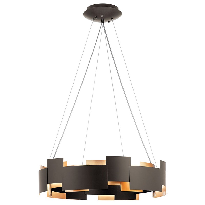 Postmodern Creative Chandelier Dining Living Room Black LED Lighting Hanging Fixtures Study Bedroom Designer Round Chandeliers|Chandeliers|   - AliExpress