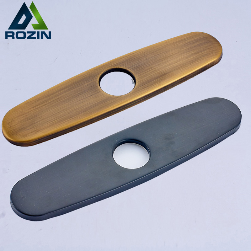 Rozin Bathroom Kitchen Sink Faucet Hole Cover Plate Deck Plate Square Escutcheon 2 3 Holes Mixer Tap Accessory|tap accessories|kitchen faucet accessorieskitchen tap accessories - AliExpress