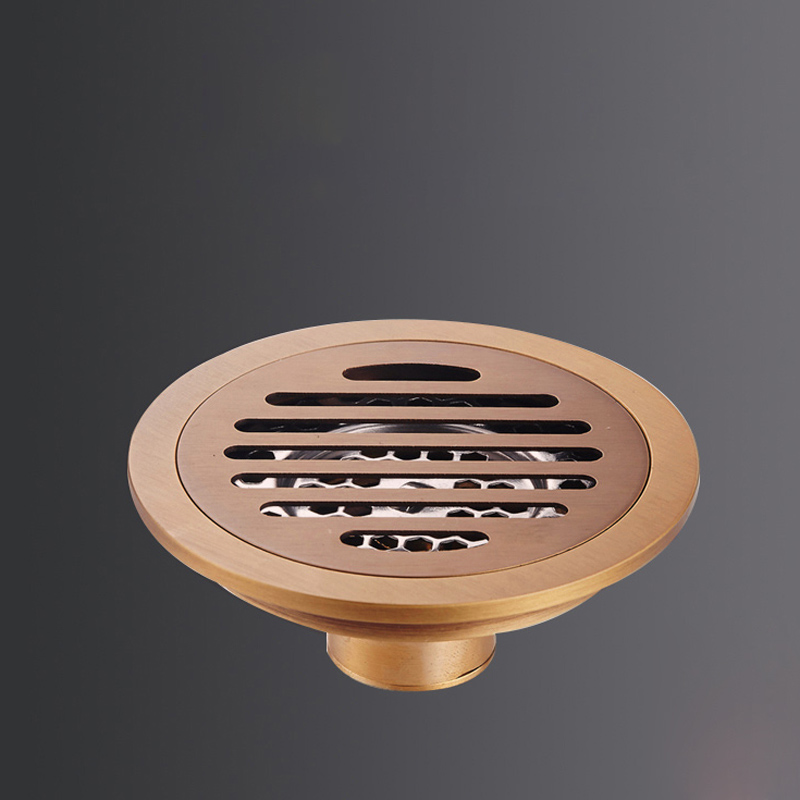 Free shipping 10 CM Brass Round Floor Drain Cover Shower Waste Drainer Grate Floor Drain 3 colors|drain camera|floor drain manufacturersfloor drain grate - AliExpress