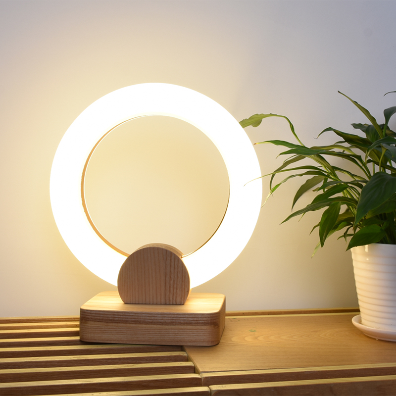 LED Wood table lamps bedroom bedside fixtures desk writing lighting Nordic Novelty luminaires Modern home deco Desk lights|table lamp|bedside lampbedroom bedside lamp - AliExpress