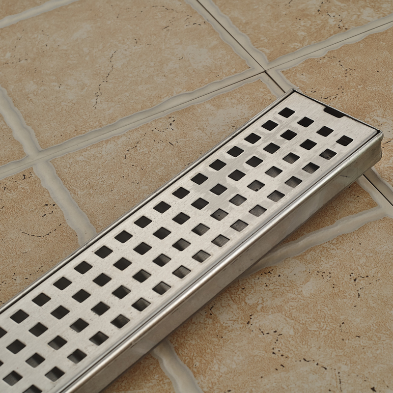 Brushed Nickel 120 cm * 7 cm Long Shower Floor Drain Stainless Steel Shower Grate Floor Waste Filler|grate floor|waste disposalwast - AliExpress