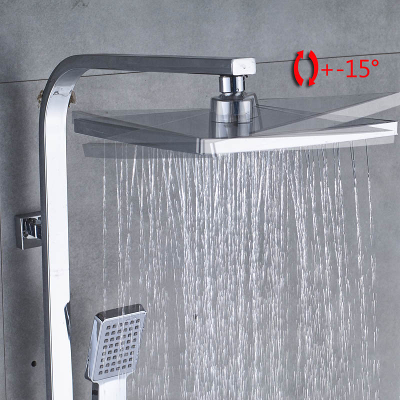 Top Quality Bath Shower Faucets System Bathroom Mixer Shower Bathtub Taps Rainfall Shower Wall Torneira Tap Shower Head|Shower Faucets|   - AliExpress