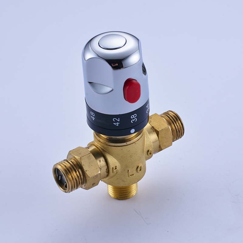 Free Shipping Thermostatic Valve Temperature Mixing Valve for Solar Water Heater Valve Chrome Constant Water Mixers|thermostatic mixer valve|thermostatic valve mixervalve chrome - AliExpress