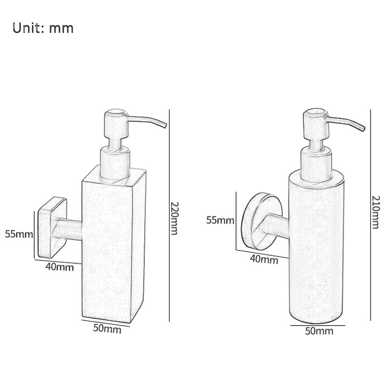 Matte Black Liquid Soap Dispenser pump Whipped Mousse Points Bottling Shampoo Lotion Wall Mounted Shower Gel Pump Bottles|Liquid Soap Dispensers|   - AliExpress