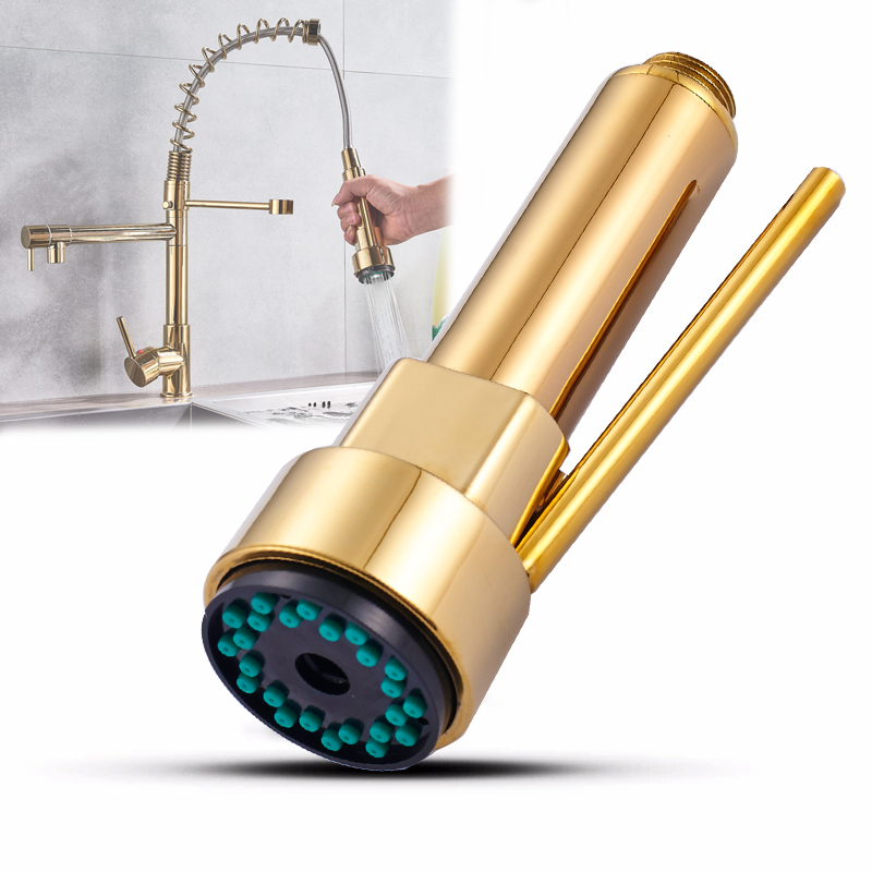 Black Bronze Pull Out Kitchen Faucet Spray Head Handheld Golden Pull Down Kitchen Spout Head High pressure Sprayer Nozzle|Kitchen Faucet Accessories|   - AliExpress