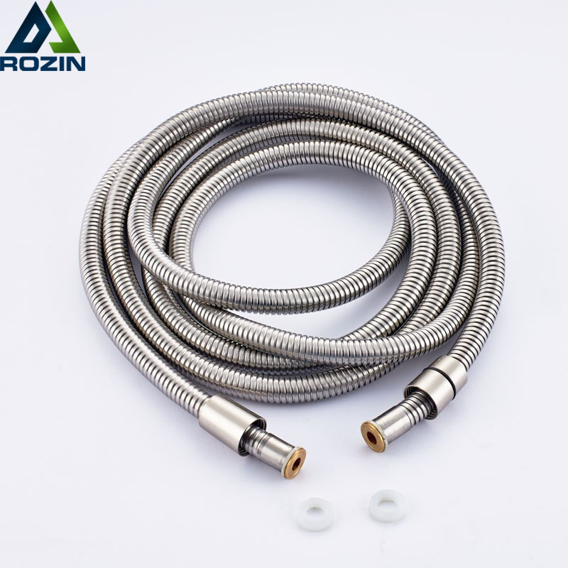 Free Shipping Stainless Steel Extra Long Handheld Shower Hose (9.8 Ft) (118 Inches) (3 Meters) Nickel Brushed Finsih|handheld shower hose|shower hosehose shower - AliExpress