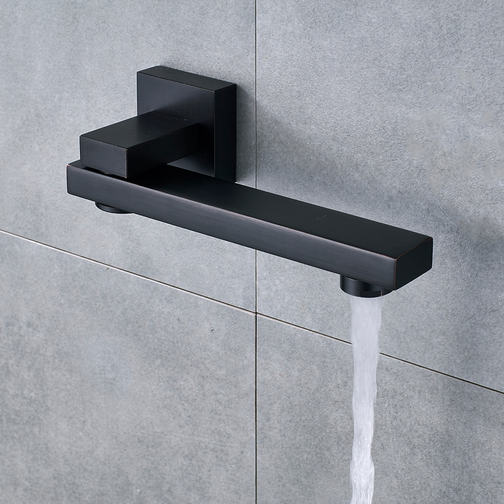 Black Bronze Shower Faucet Spout Wall Mounted Swive Bath Spout|Bibcocks|   - AliExpress