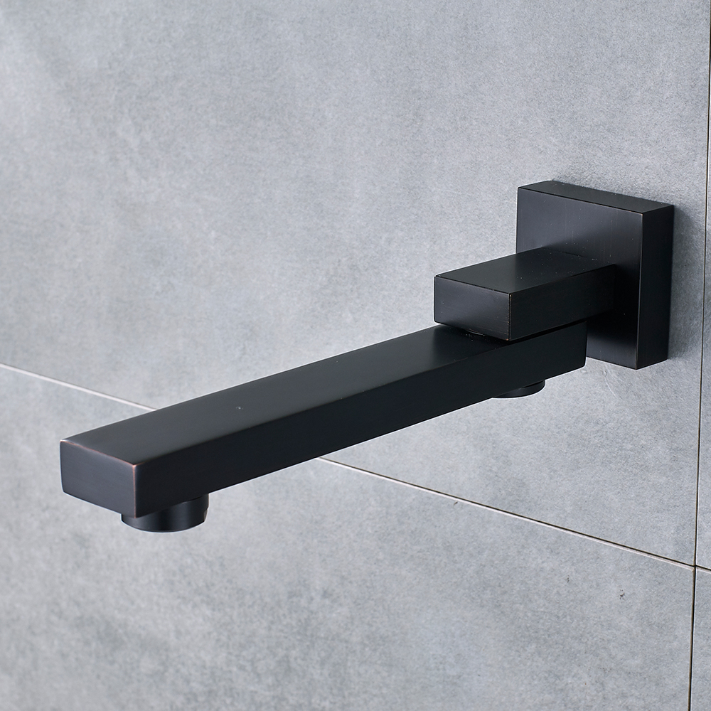 Black Bronze Shower Faucet Spout Wall Mounted Swive Bath Spout|Bibcocks|   - AliExpress