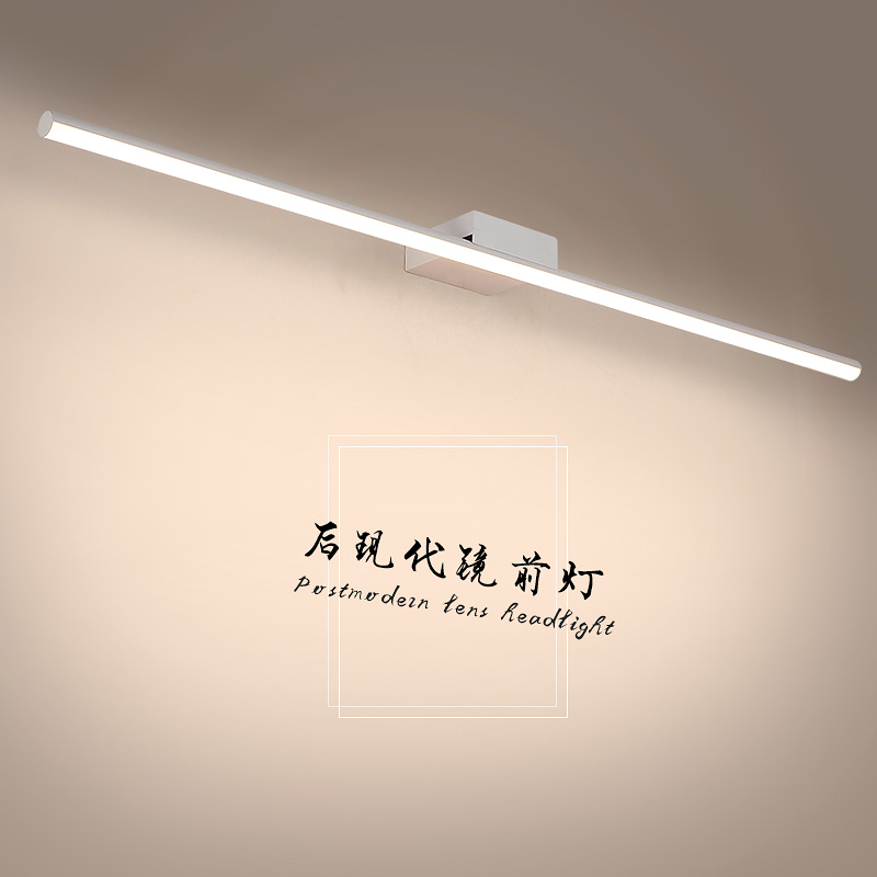 L40cm 60cm 80cm 100cm LED Mirror Lights White or Black Waterproof Bathroom Light Modern Indoor Wall lamp Make Up Mirror Anti fog|light for makeup|lighting for bathroommirror light - AliExpress