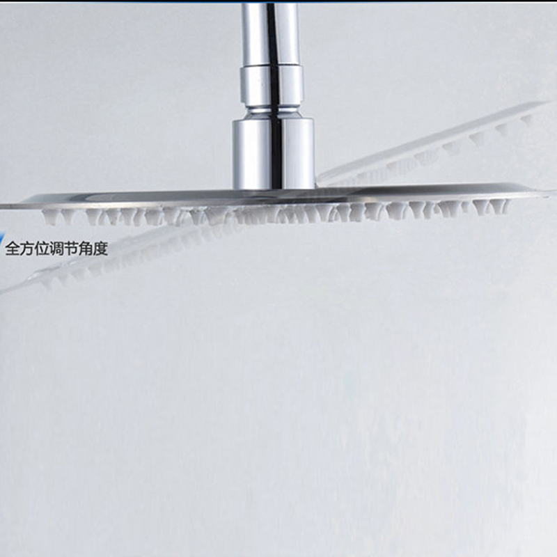 Thermostatic Valve 16" Big Rainfall Shower Mixers Wall Mounted Stainless Steel Shower Head Chrome Bathroom Shower Faucet System|bathroom valve|bathroom brassbathroom vanity glass sink - AliExpress