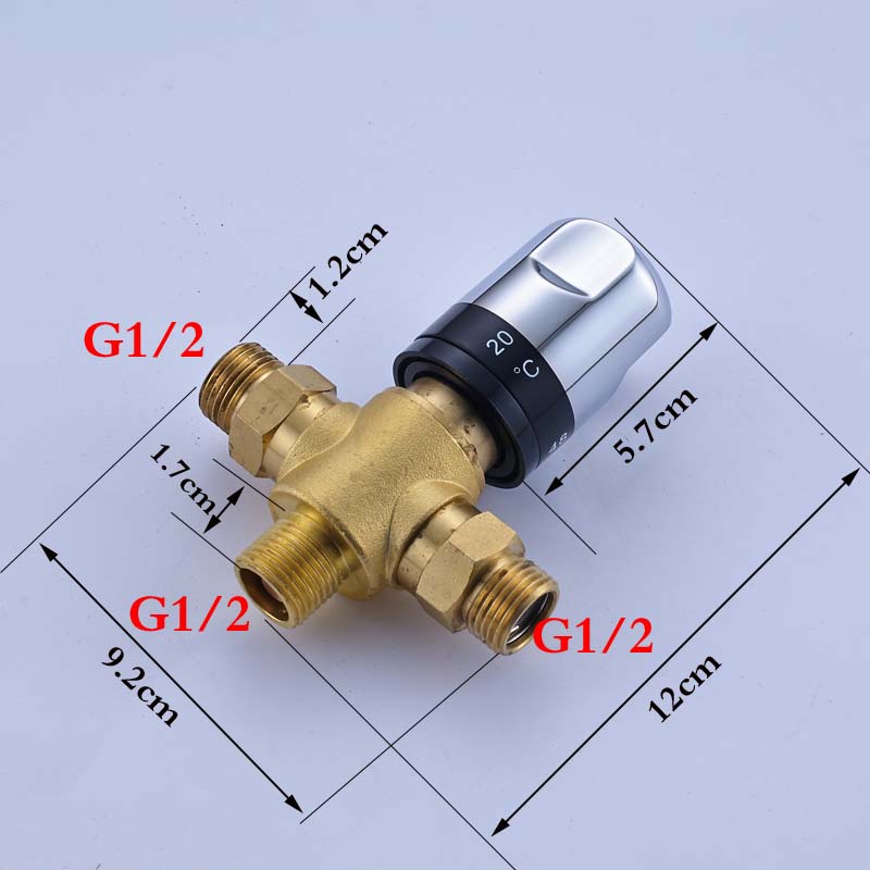 Free Shipping Thermostatic Valve Temperature Mixing Valve for Solar Water Heater Valve Chrome Constant Water Mixers|thermostatic mixer valve|thermostatic valve mixervalve chrome - AliExpress