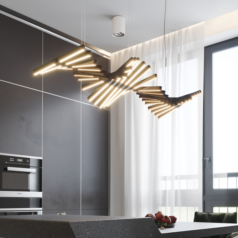 Postmodern LED living room pendant lights restaurant deco suspension luminaires Bar cafe hanging lamp Nordic bedroom lighting|Pendant Lights|   - AliExpress