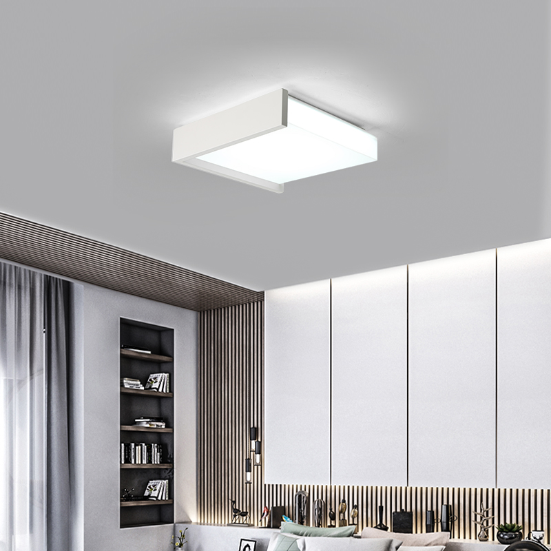 White or Black LED Ceiling Lights For Dining Children's Room Kitchen Ceiling Lamp Acrylic Simple Surface Mount Flush Panel Light|Ceiling Lights|   - AliExpress