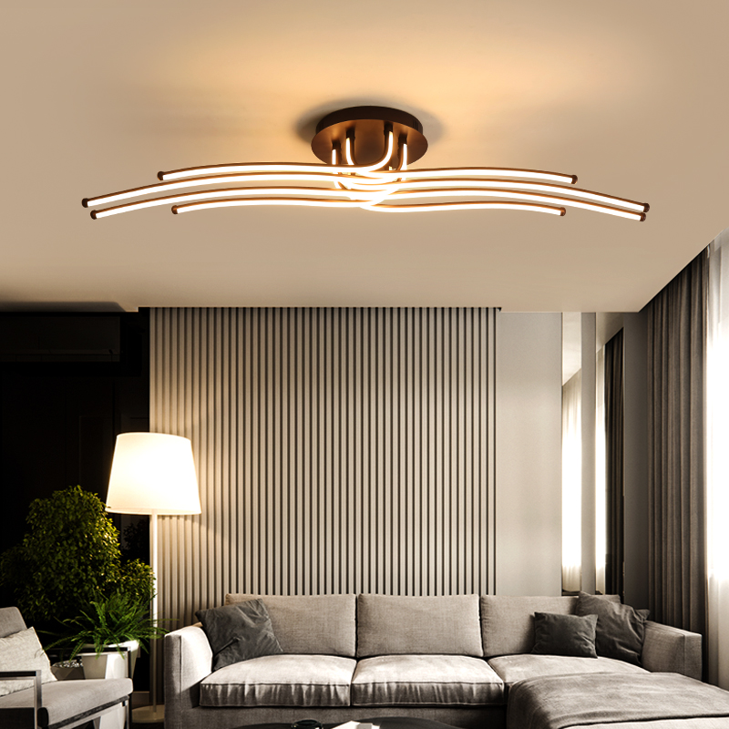 56W 96W Creative Modern Ceiling Lights Remote Control For Living Room Bedroom Home Deco Ceiling Lamps Aluminum LED Panel Light|Ceiling Lights|   - AliExpress