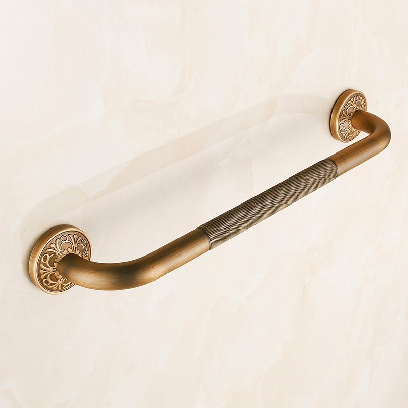 Antique Brass Solid Brass Bathtub Grab Bar Wall Mounted Bathroroom Hand Rails Free Shipping Multi styles|rail drawer|rail airrail car - AliExpress