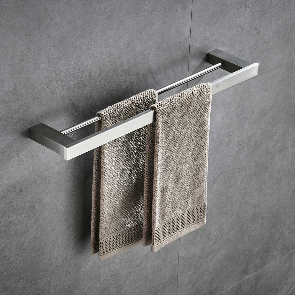 Rozin SUS 304 Stainless Steel Bathroom Hardware Set Brushed Nickel Toothbrush Holder Paper Holder Towel Bar Bathroom Accessories|bathroom shelf|stainless steel bathroom shelvessteel bathroom - AliExpress