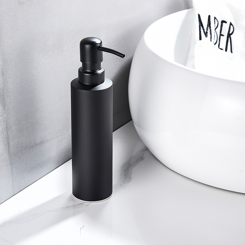 Matte Black Liquid Soap Dispenser pump Whipped Mousse Points Bottling Shampoo Lotion Wall Mounted Shower Gel Pump Bottles|Liquid Soap Dispensers|   - AliExpress