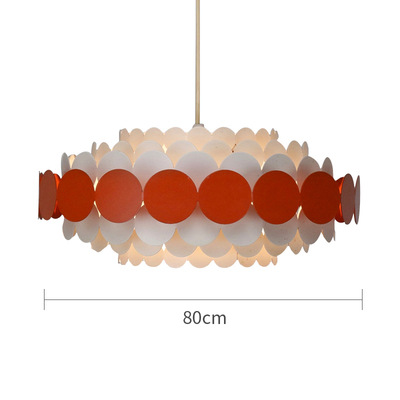 Modern blue/red/black LED chandelier Iron art round hotel living room fixtures dining room hanging lights bedroom pendant lamps|Pendant Lights|   - AliExpress