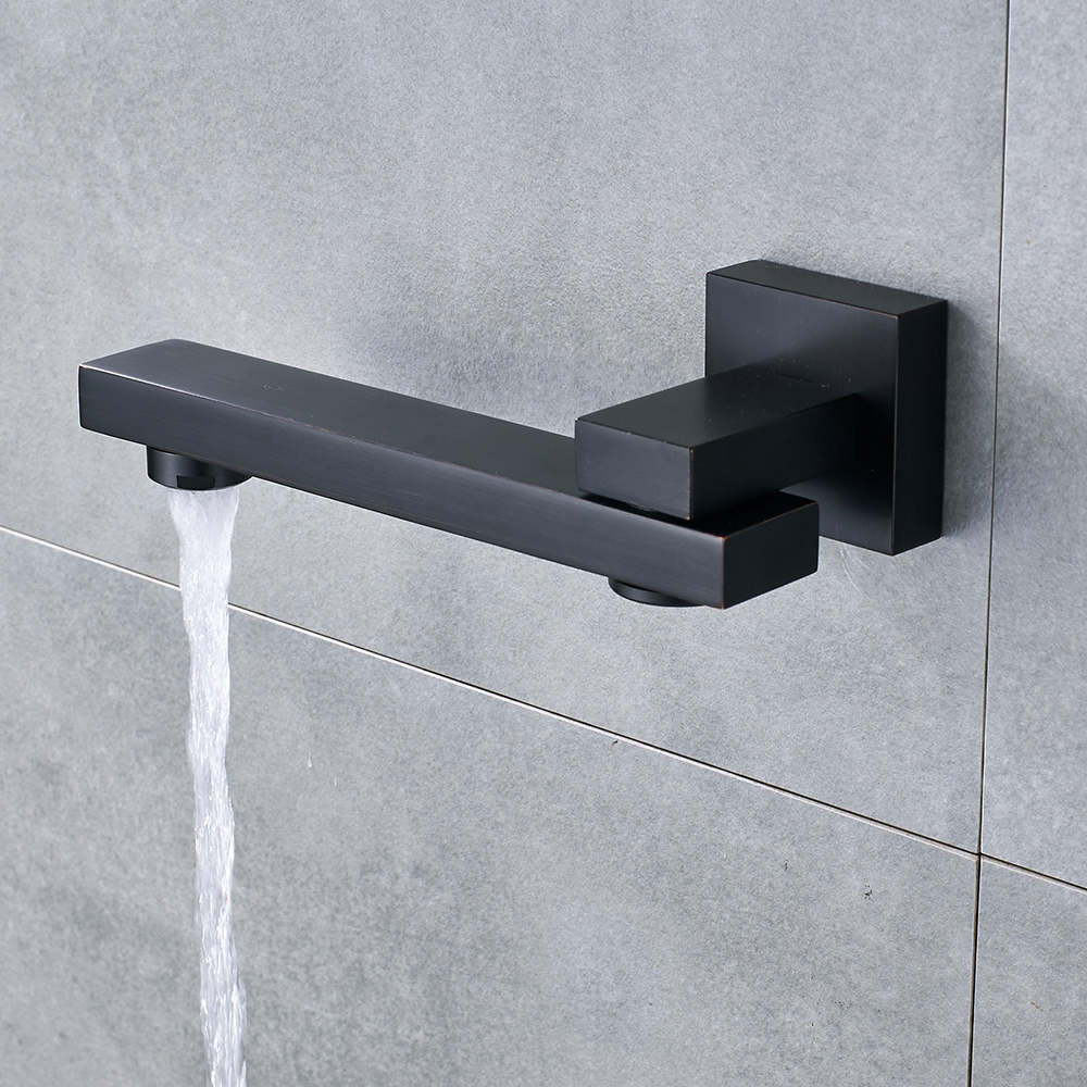 Black Bronze Shower Faucet Spout Wall Mounted Swive Bath Spout|Bibcocks|   - AliExpress