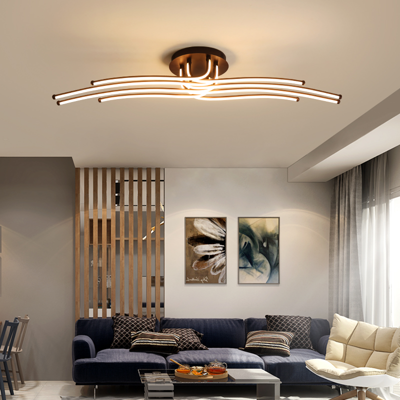 56W 96W Creative Modern Ceiling Lights Remote Control For Living Room Bedroom Home Deco Ceiling Lamps Aluminum LED Panel Light|Ceiling Lights|   - AliExpress