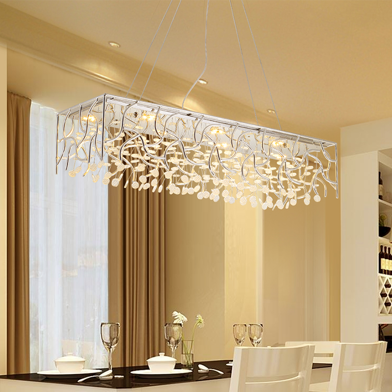 Nordic Glass LED Chandelier Lighting 18W 21W Silver Hanging Lamp For Restaurant Hotel Living Dining Room Home Deco Chandeliers|modern chandelier|room chandelierdining room chandeliers - AliExpress