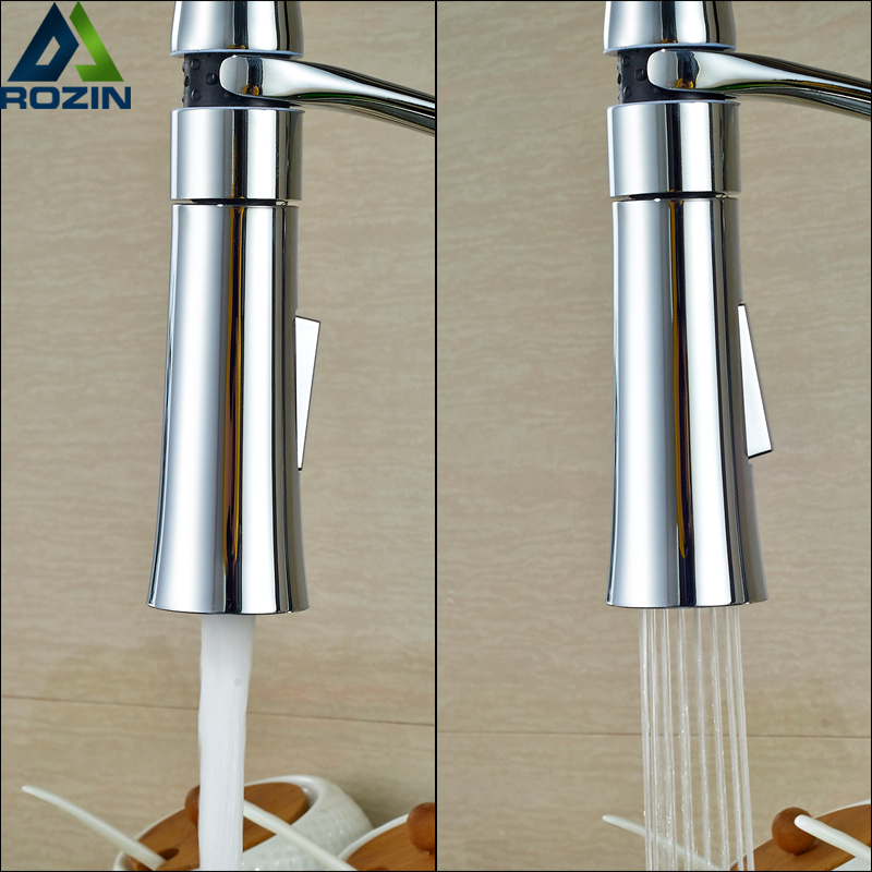 Chrome Pull Down Kitchen Faucet Spout Dual Spray Spout Shower Head with Switch Free Shipping|sprayer lance|head projecthead stamp - AliExpress