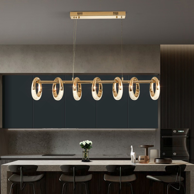 Luxury Modern LED Chandelier Dining Room Zinc Alloy Creative Long Pendant Lamp Bar Coffee Shop Restaurant Designer Hanging Light|Pendant Lights|   - AliExpress