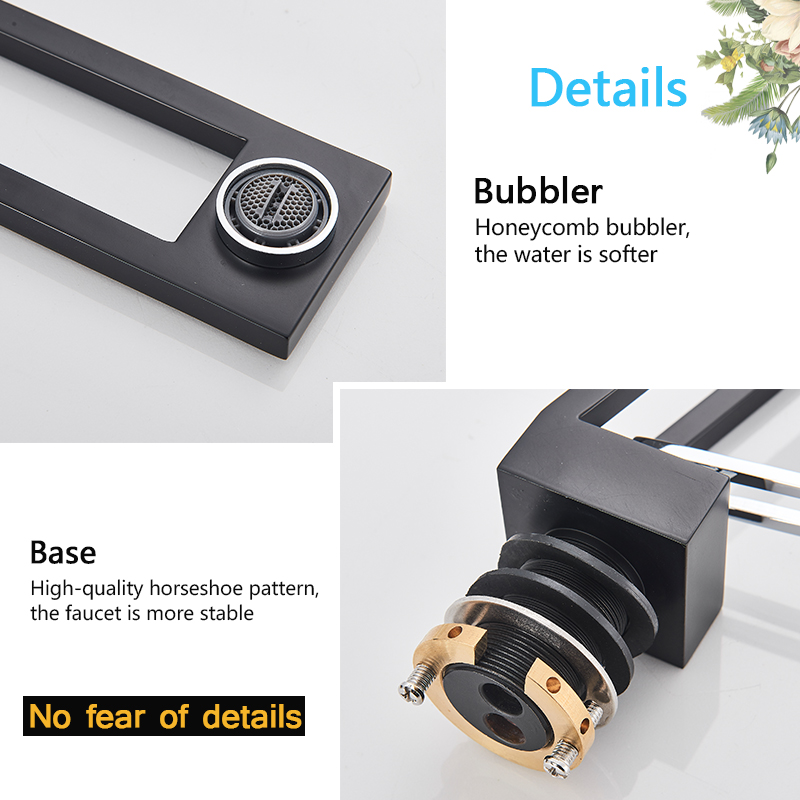 Rozin Nordic Style Basin Faucet Square Hollow Carved Design Brushed Gold Bathroom Sink Faucets Deck Mounted Cold Hot Mixer Tap|soap molding|box kitsoap glove - AliExpress