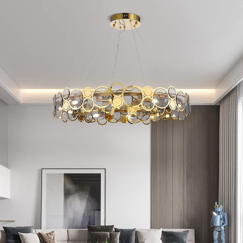 LED Chandelier Lighting For Dining Living Room Bedroom Simple Hanging Light Postmodern Luxury Lobby Home Deco Glass Pendant Lamp|Chandeliers|   - AliExpress