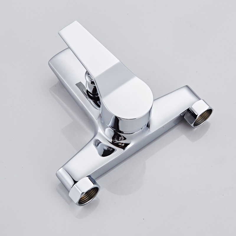 Wall mounted bathtub faucet Chrome Brass bath faucet  bath shower mixer hot and cold water Shower Mixer Valve|Faucet Cartridges|   - AliExpress