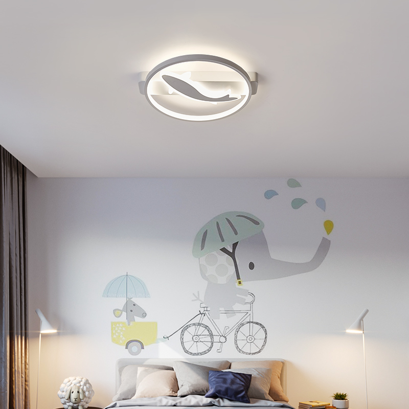 Gold Or White Creative LED Ceiling Light Children Room Surface Mount Modern Panel Lamp Bedroom Kitchen Fish Decoration Fixtures|Ceiling Lights|   - AliExpress