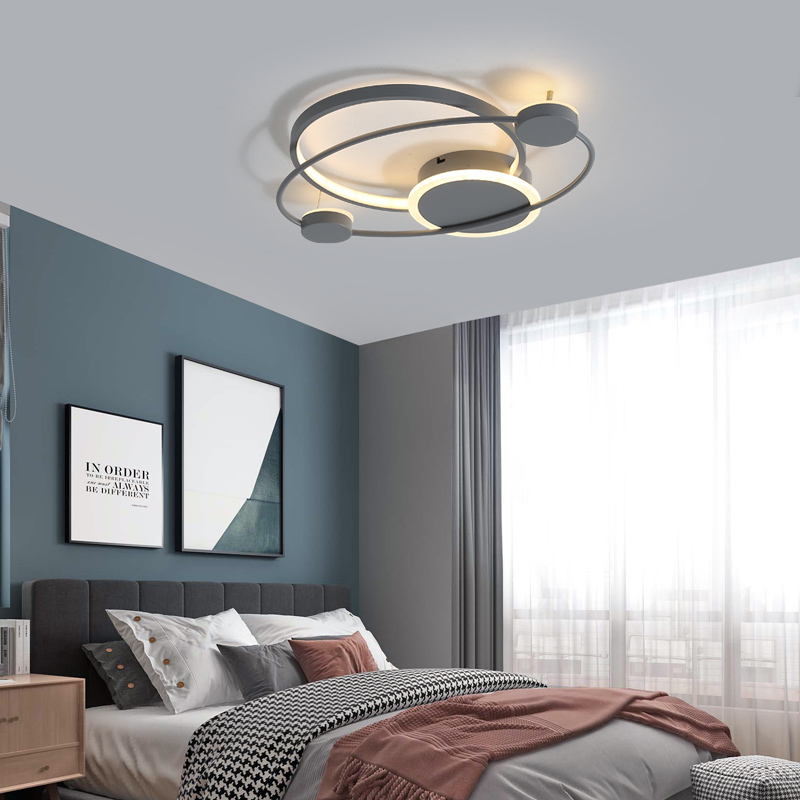 Nordic Simple LED Ceiling Light Modern Acrylic Living Room Warm Romantic Fixture Bedroom Bedside Remote Control New Ceiling Lamp|Ceiling Lights|   - AliExpress