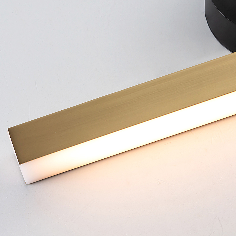 Simple Modern Gold LED Wall Light Living Room Bedroom Long Aluminum Wall Lamp TV Background Corridor Balcony Wall sconce|LED Indoor Wall Lamps|   - AliExpress