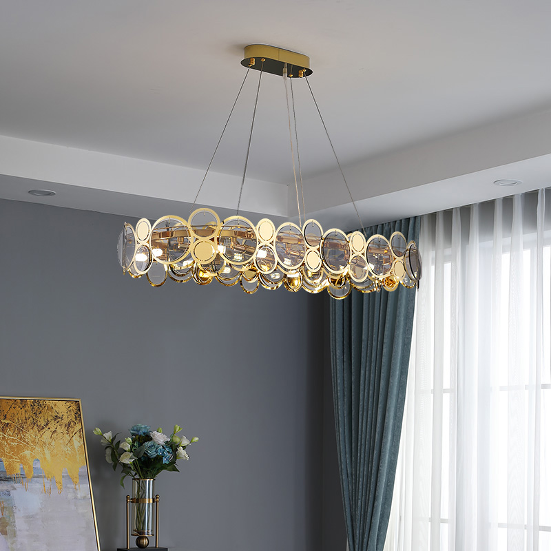 LED Chandelier Lighting For Dining Living Room Bedroom Simple Hanging Light Postmodern Luxury Lobby Home Deco Glass Pendant Lamp|Chandeliers|   - AliExpress