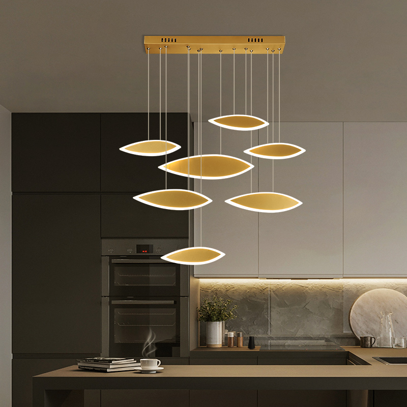 Nordic Gold Creative LED Pendant Light Dining Room Bar Modern Luxury Long Hanging Lamp Coffee Shop Restaurant Designer Fixtures|Pendant Lights|   - AliExpress