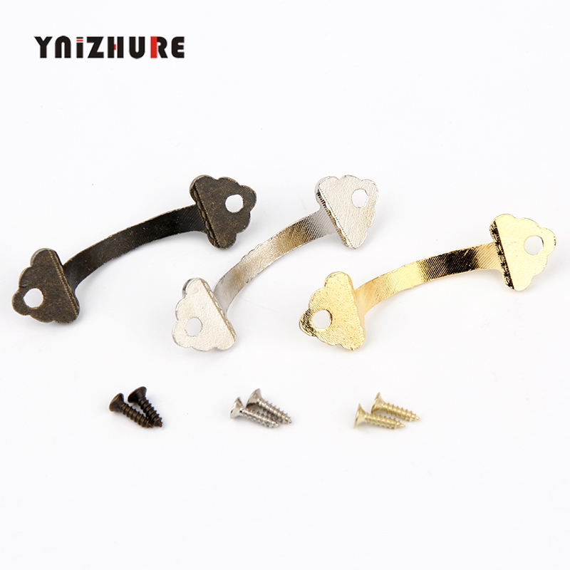 YNIZHURE 10pcs Handles Knobs Pendants Flowers For Drawer Wooden Jewelry Box Furniture Hardware Bronze Tone Handle Cabinet Pulls|Cabinet Pulls|   - AliExpress