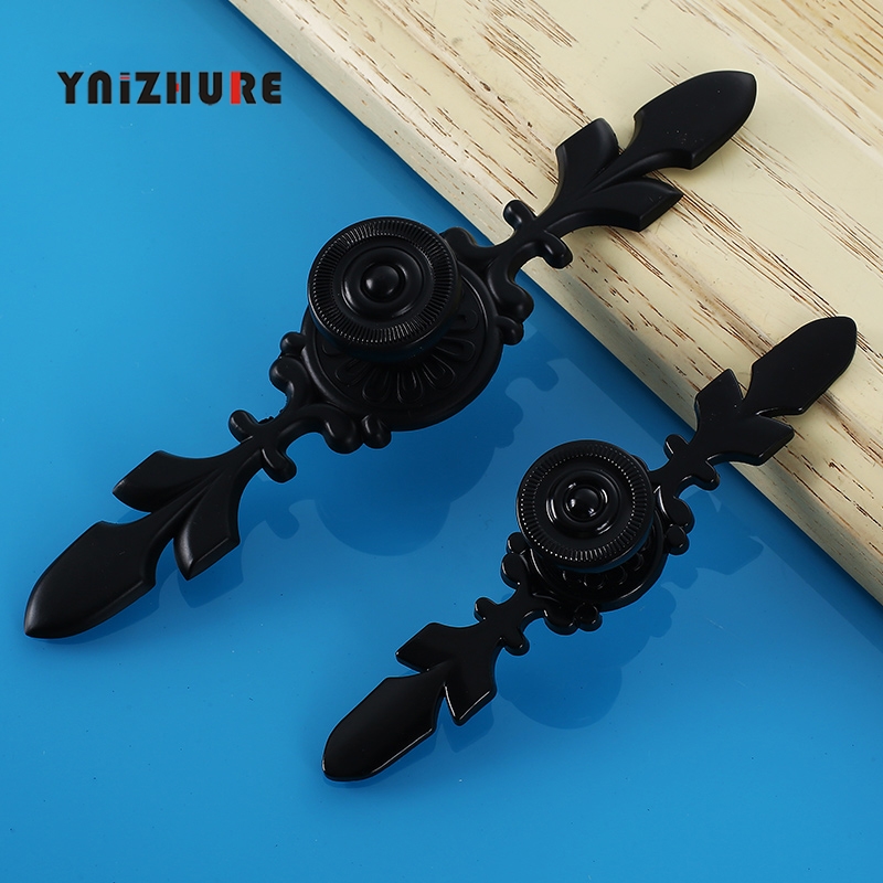 Black Door Handles Antique Furniture Knobs and Handles for Kitchen Cabinet Handles Drawer Pulls Cupboard Closet Handle|Cabinet Pulls|   - AliExpress