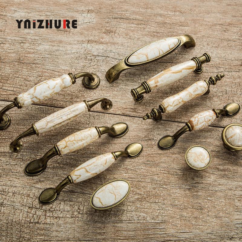 Antique Door Handles Marble Vein Knobs and Handles Ceramic Handles for Kitchen Cupboards Cabinet Furniture knobs Drawer Pulls|Cabinet Pulls|   - AliExpress