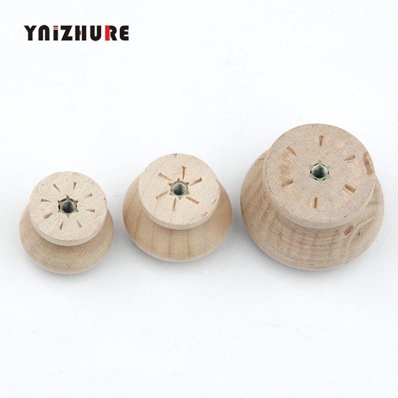 28/34/44mm Crude wood Cabinet Drawer Wardrobe Knobs Door Pull Kitchen Handle Furniture Hardware Natural Wooden|Cabinet Pulls|   - AliExpress